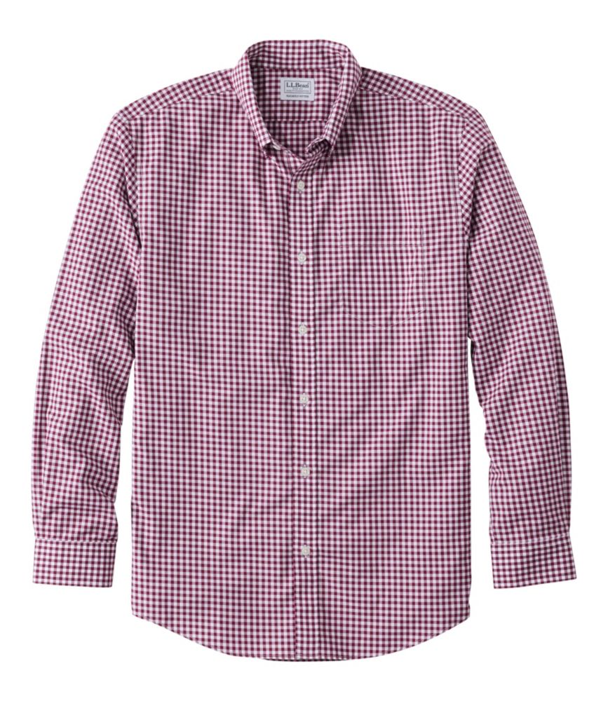 Men's Wrinkle-Free Kennebunk Sport Shirt, Slightly Fitted Check