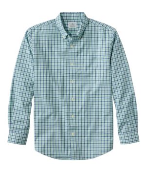 Men's Wrinkle-Free Kennebunk Sport Shirt, Slightly Fitted Check