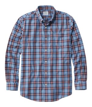 Men's Wrinkle-Free Kennebunk Sport Shirt, Slightly Fitted Check