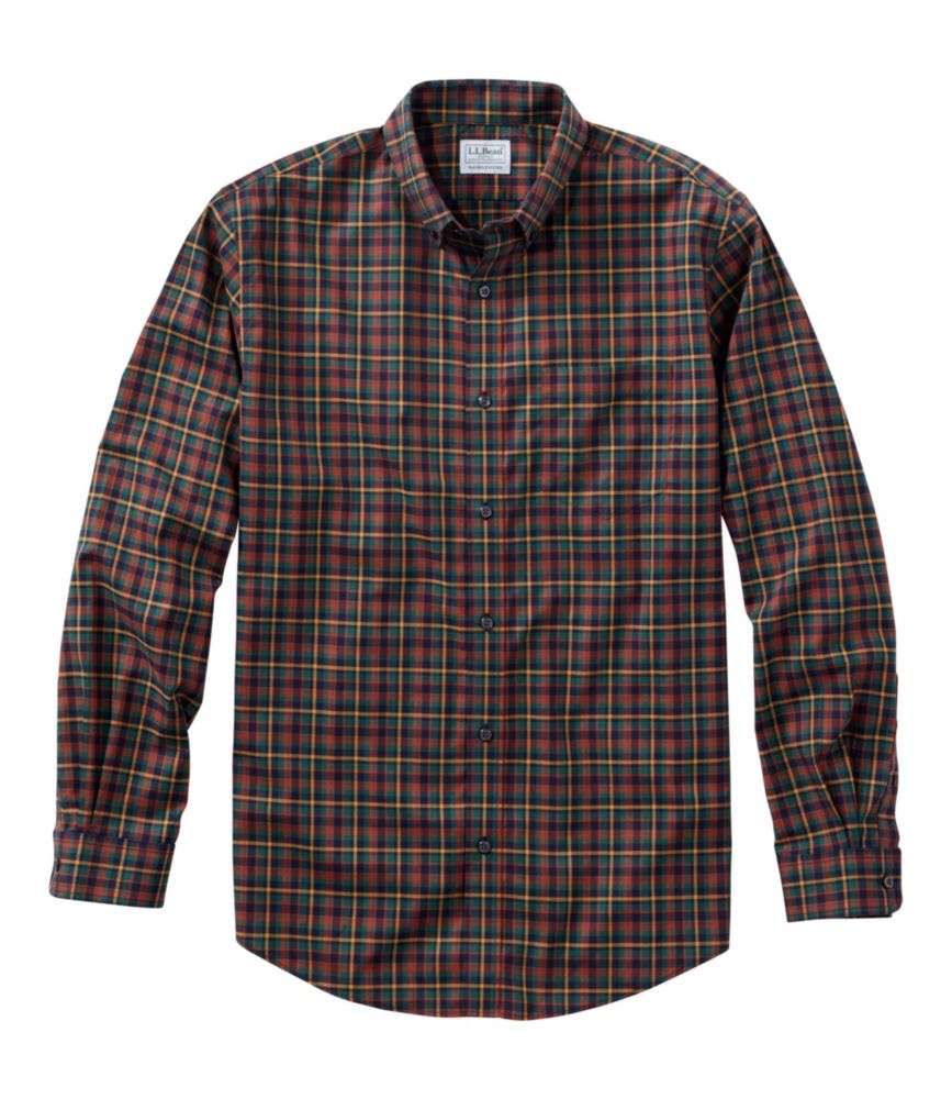 Men's Wrinkle-Free Kennebunk Sport Shirt, Slightly Fitted Check