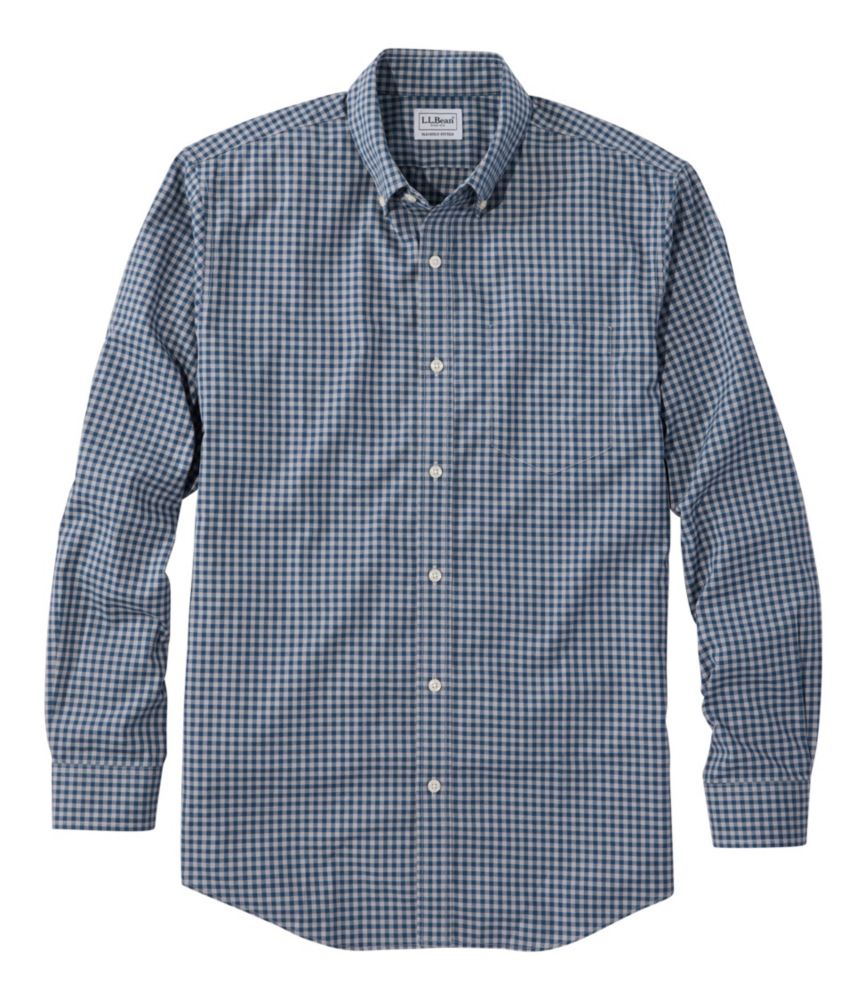 Men's Wrinkle-Free Kennebunk Sport Shirt, Slightly Fitted Check
