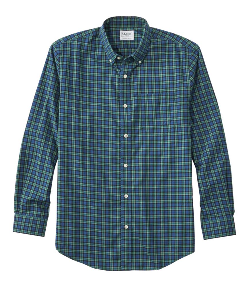 Men's Wrinkle-Free Kennebunk Sport Shirt, Slightly Fitted Check
