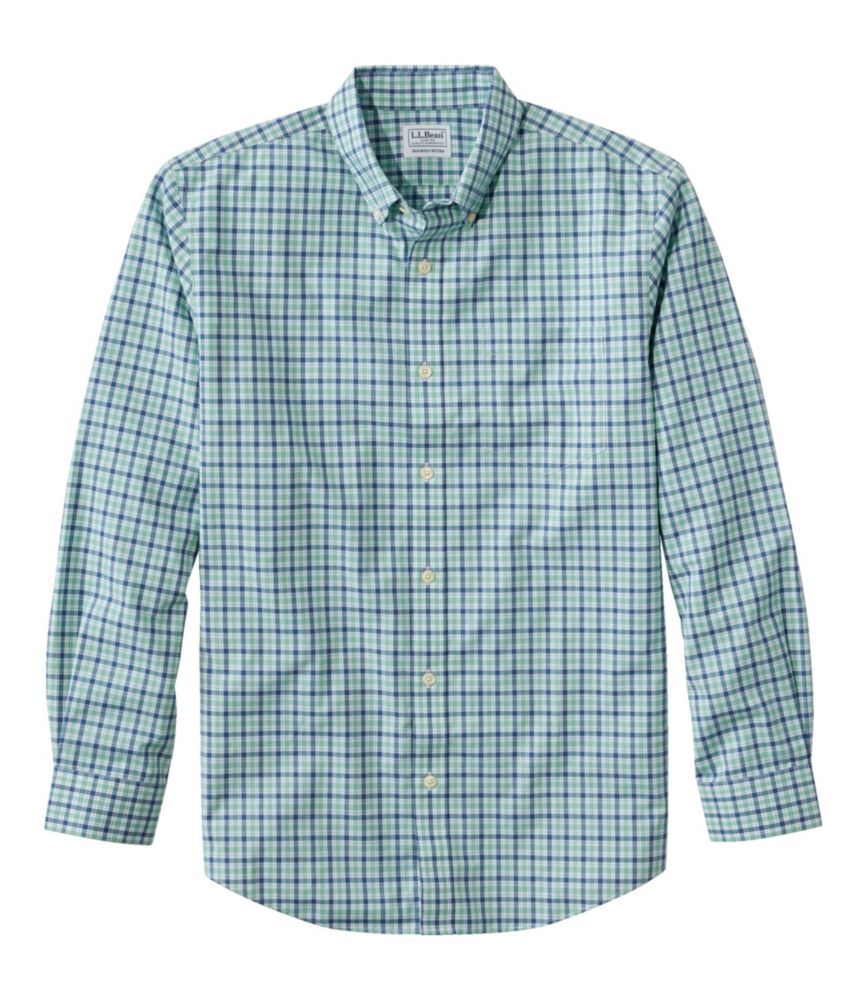 Men's Wrinkle-Free Kennebunk Sport Shirt, Slightly Fitted Check