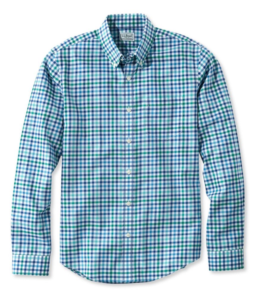 Men's WrinkleFree Kennebunk Sport Shirt, Slim Fit Check Shirts at L