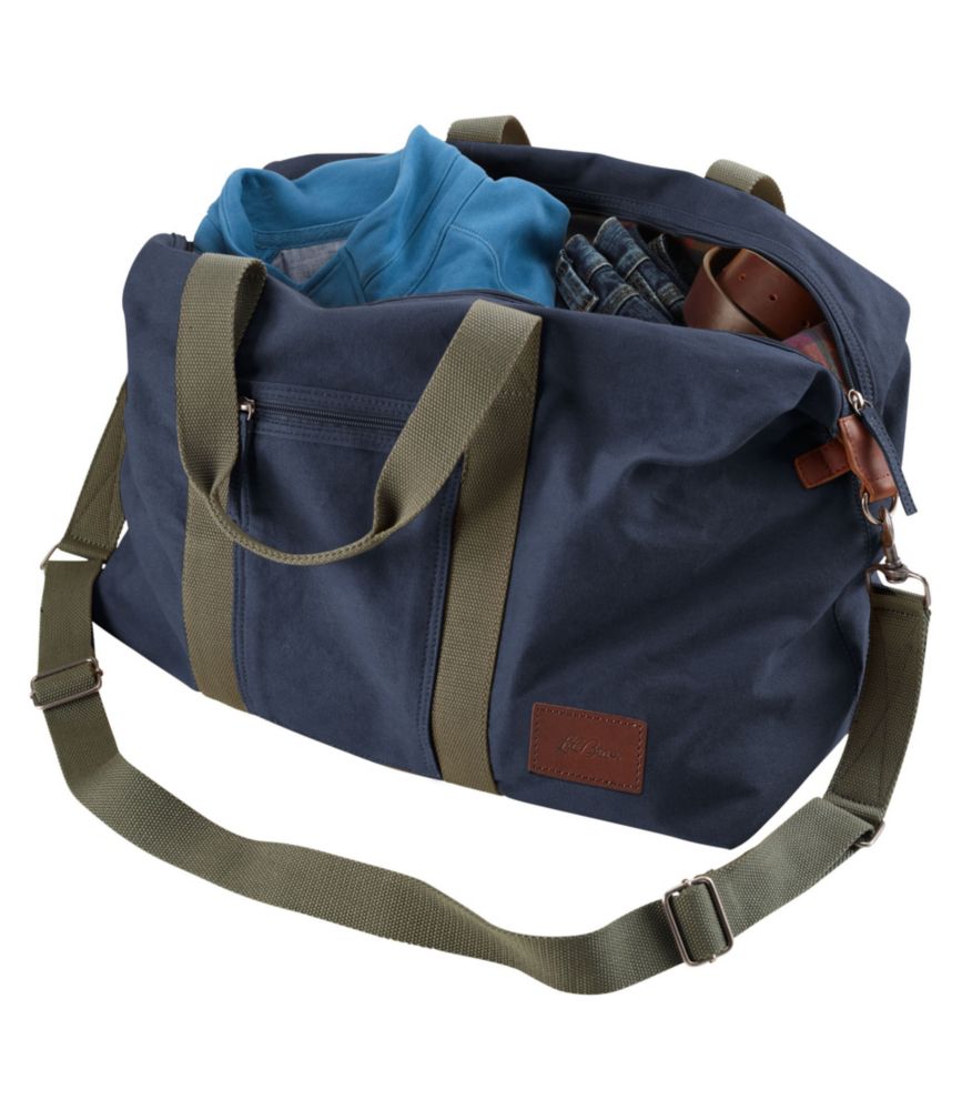 ll bean heritage waxed canvas duffle