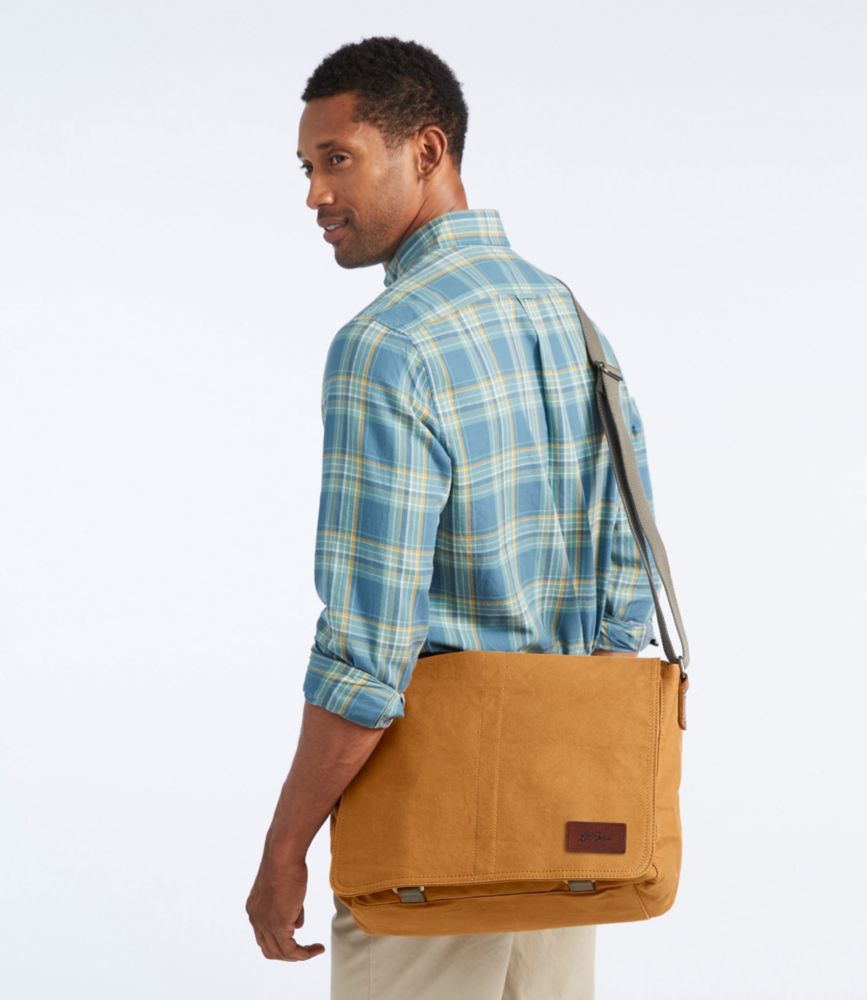 ll bean messenger bag canvas