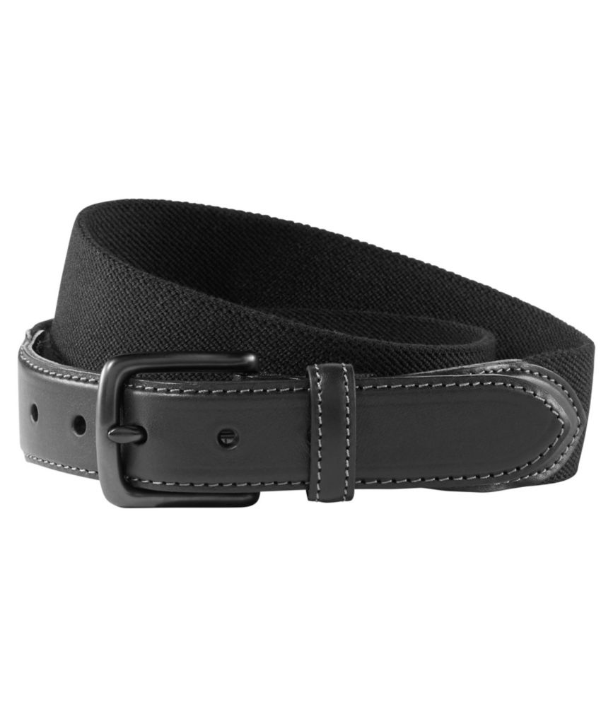 Men's Comfort Waist Belt, Black, small image number 1