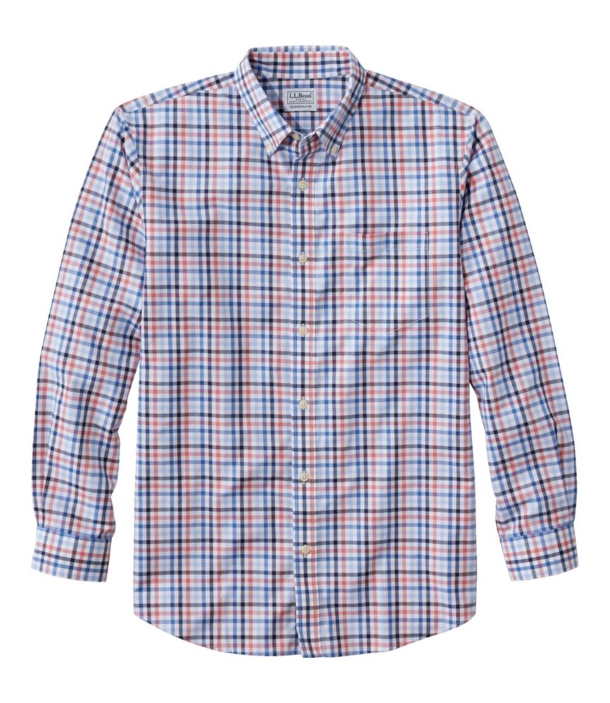 Men's Wrinkle-Free Kennebunk Sport Shirt, Traditional Fit Check