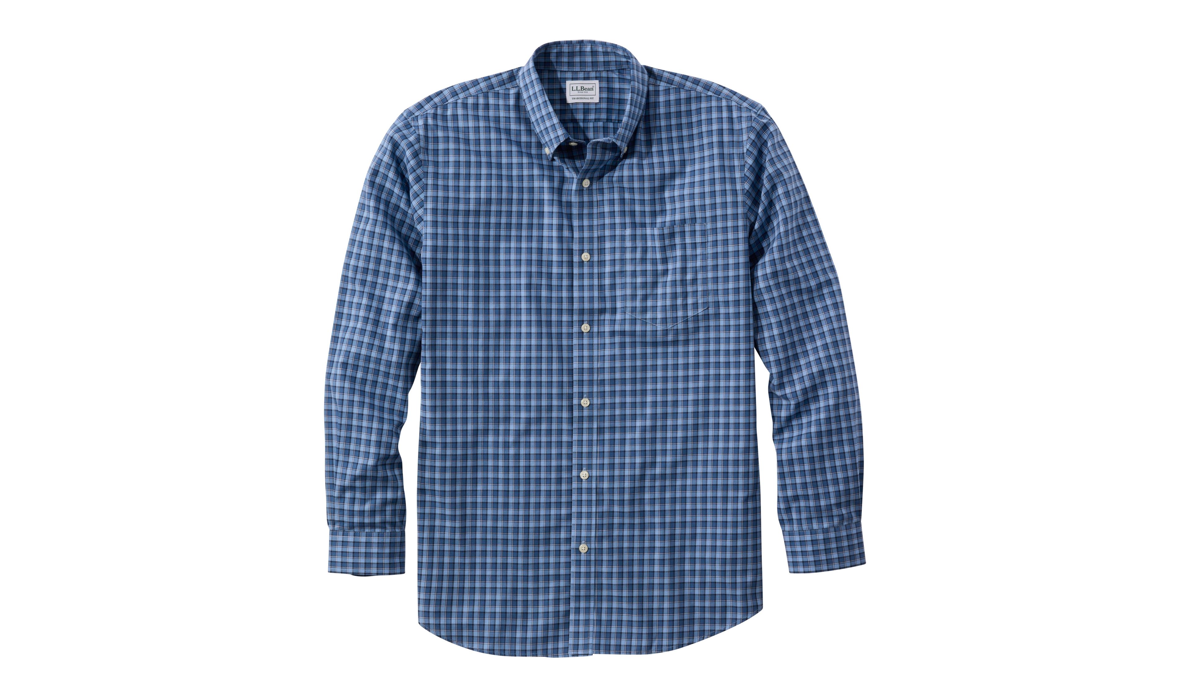 Men's Wrinkle-Free Kennebunk Sport Shirt, Traditional Fit, Check
