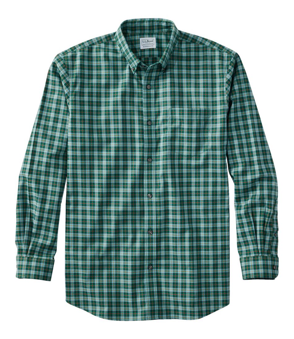 Men's Wrinkle-Free Ultrasoft Brushed Cotton Shirt, Long-Sleeve
