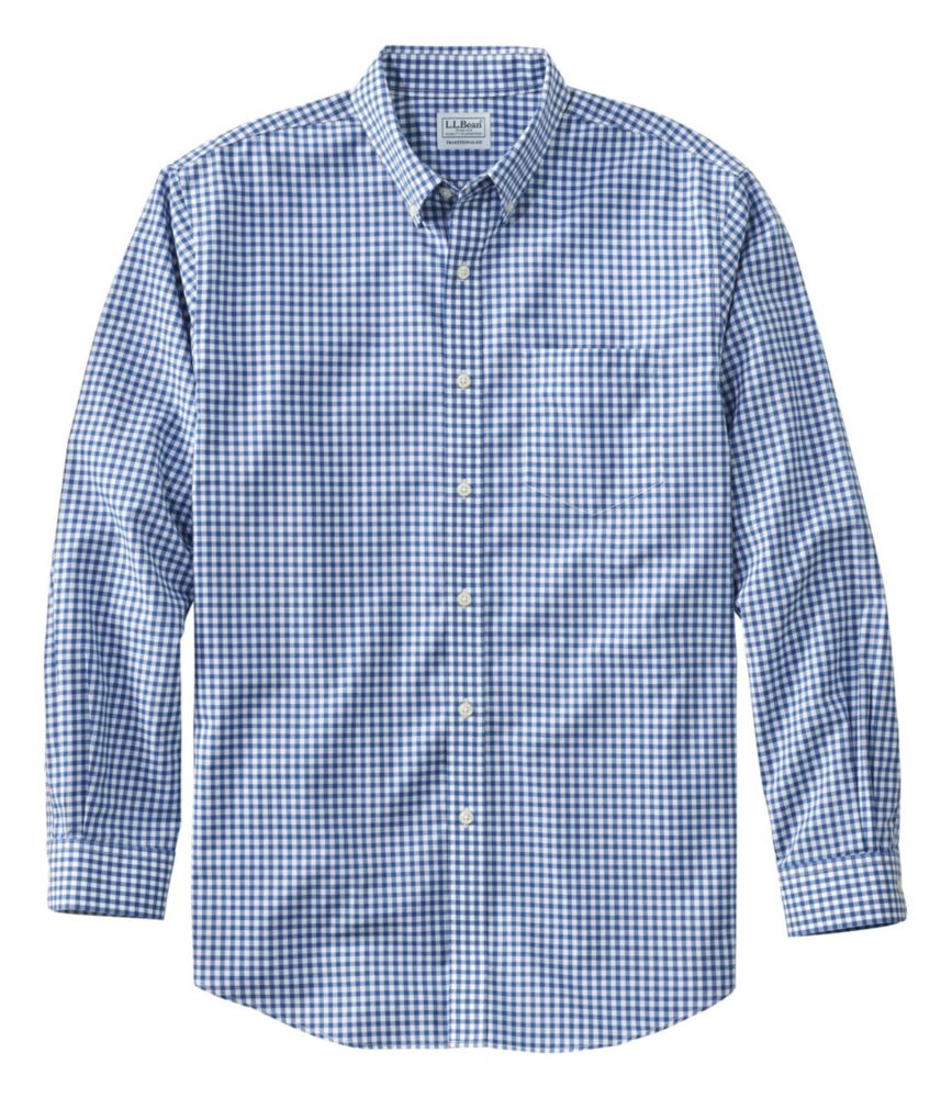 Men's Wrinkle-Free Kennebunk Sport Shirt, Traditional Fit Check