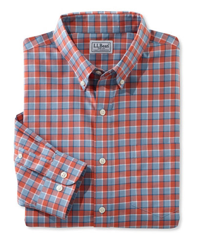 Men's Wrinkle-Free Kennebunk Sport Shirt, Traditional Fit Check | Free ...