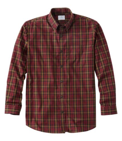 Men's Wrinkle-Free Kennebunk Sport Shirt, Traditional Fit Check | Dress ...