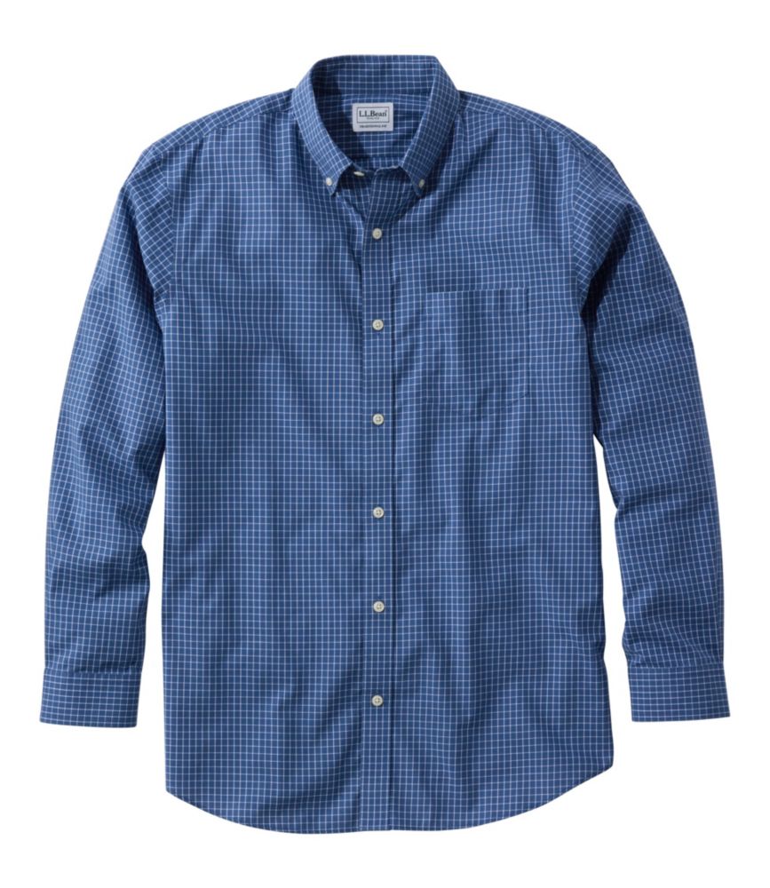 Men's Wrinkle-Free Kennebunk Sport Shirt, Traditional Fit Check