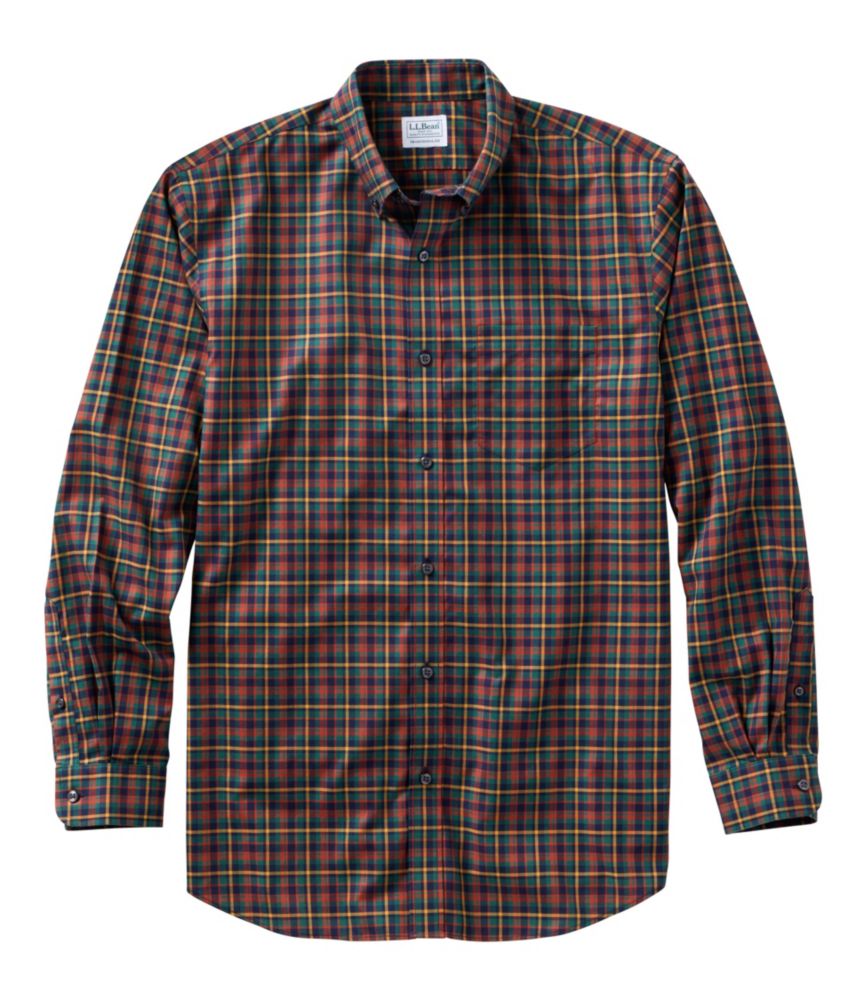 Men's Wrinkle-Free Kennebunk Sport Shirt, Traditional Fit Check