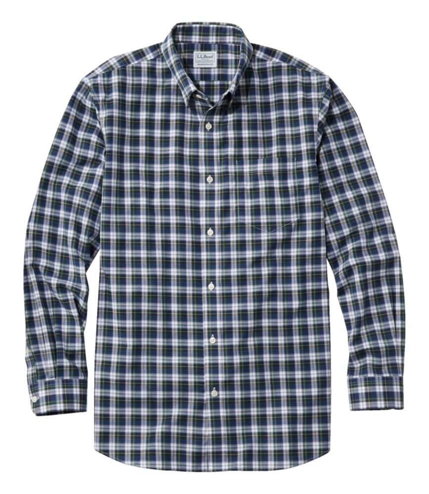 Men's Wrinkle-Free Kennebunk Sport Shirt, Traditional Fit Check