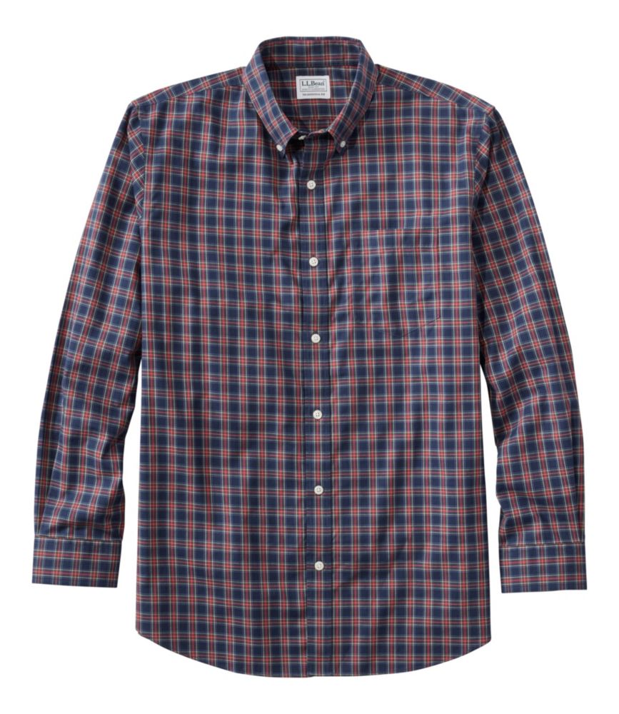 Men's Wrinkle-Free Kennebunk Sport Shirt, Traditional Fit Check