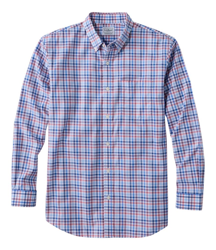 Men's Wrinkle-Free Kennebunk Sport Shirt, Traditional Fit Check