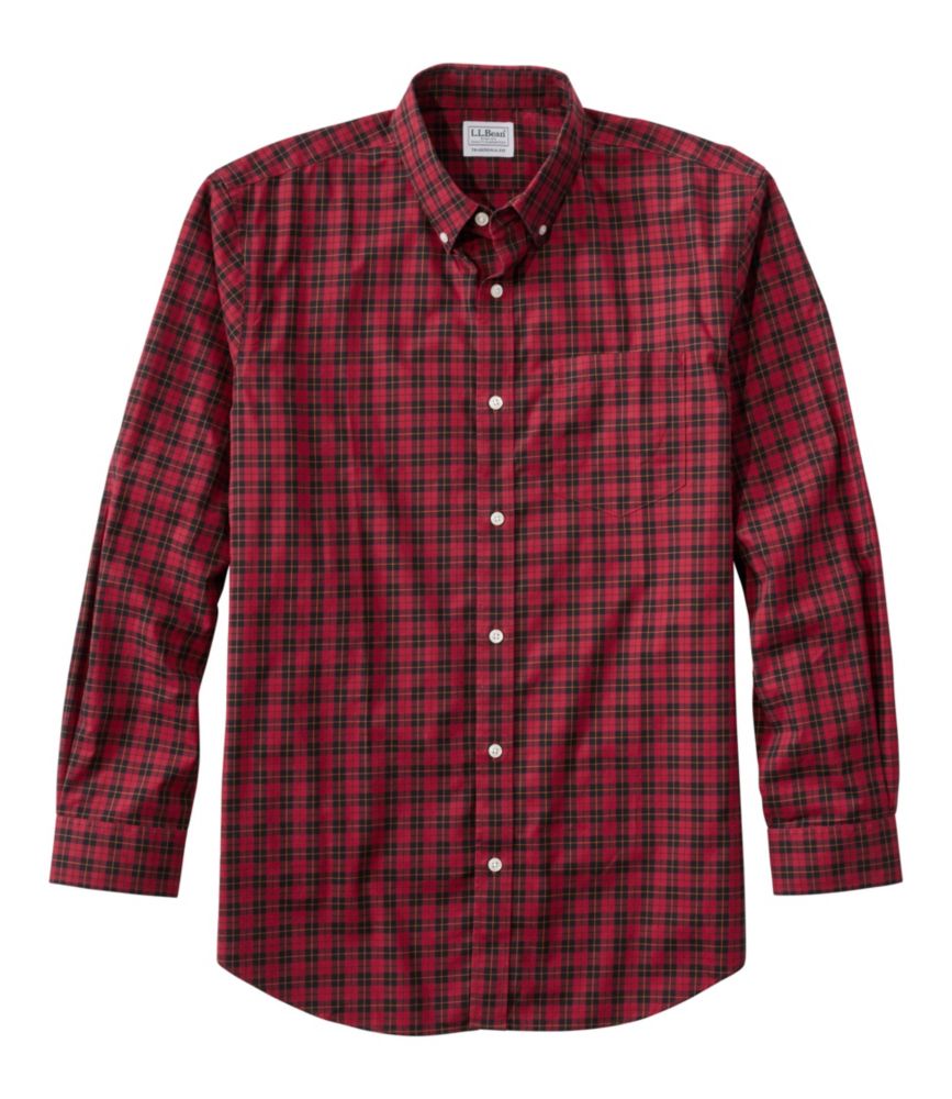 Men's Wrinkle-Free Kennebunk Sport Shirt, Traditional Fit Check
