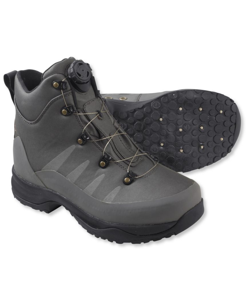 Gray Ghost Wading Boots with Boa Closure, Studded