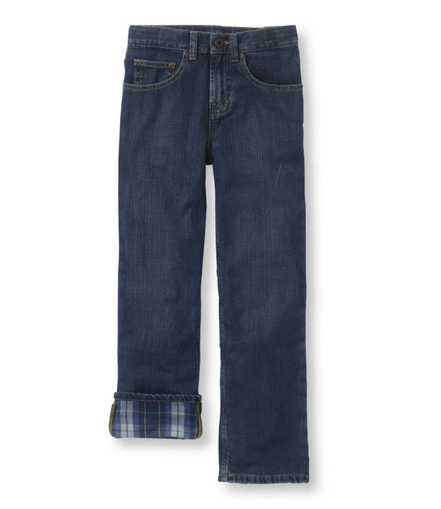 boys flannel lined jeans