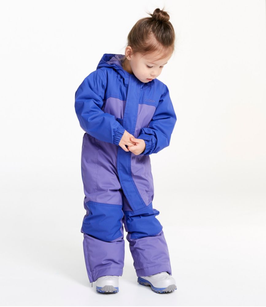 baby in a snowsuit