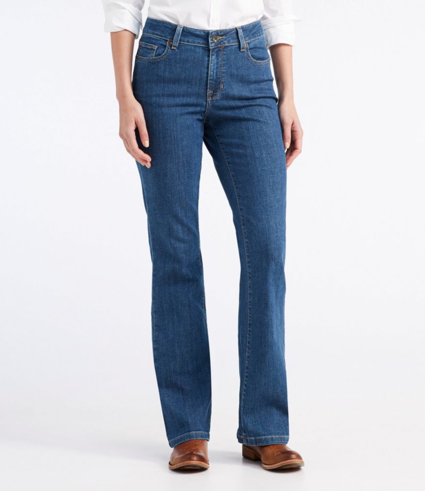 fitted bootcut jeans