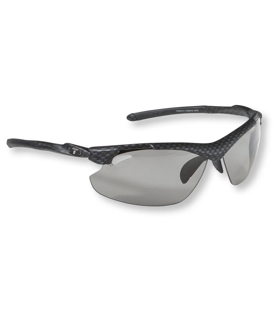 Tifosi Tyrant 2.0 Sunglasses Carbon Frames Smoke Polarized Fototec Lenses 