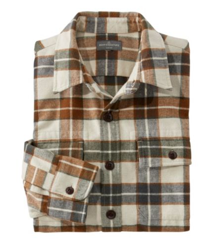 Men's Signature 1933 Chamois Cloth Shirt, Slim Fit Plaid