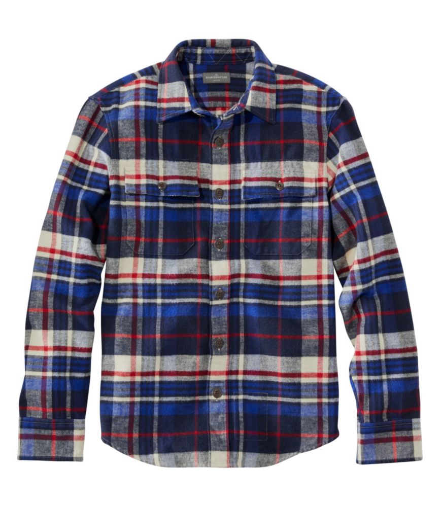 Men's Signature 1933 Chamois Cloth Shirt, Slim Fit, Plaid Casual