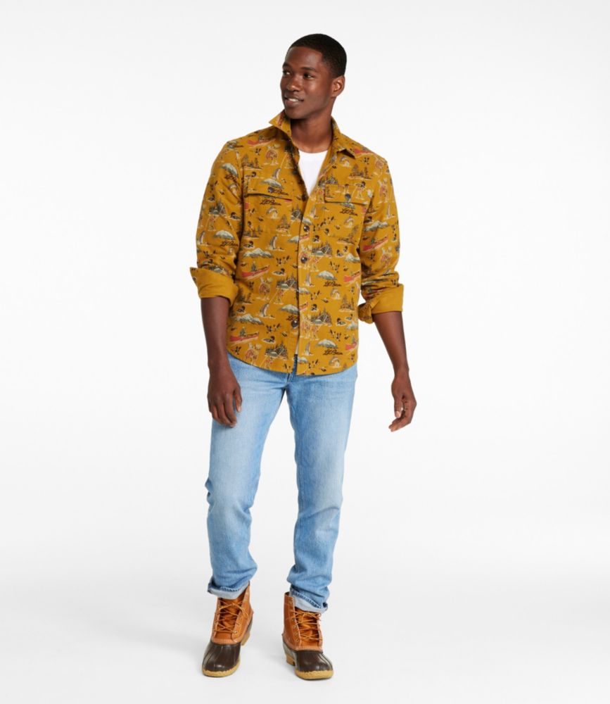 Men's Signature 1933 Chamois Cloth Shirt, Slim Fit, Pattern