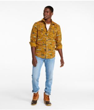 Men's Signature 1933 Chamois Cloth Shirt, Slim Fit, Pattern