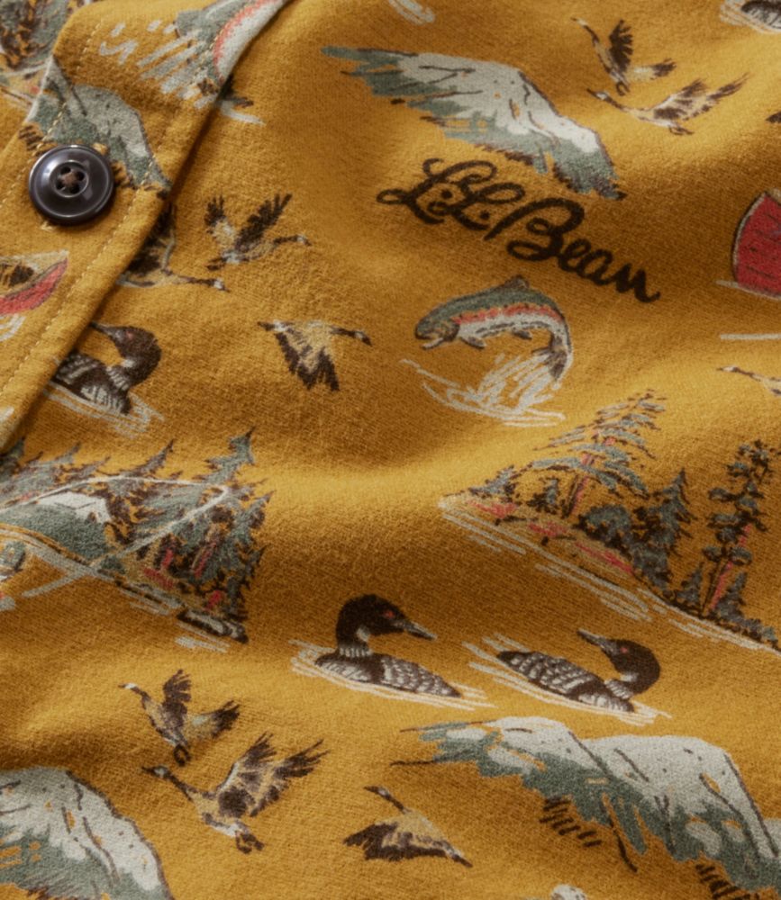 Men's Signature 1933 Chamois Cloth Shirt, Slim Fit, Pattern