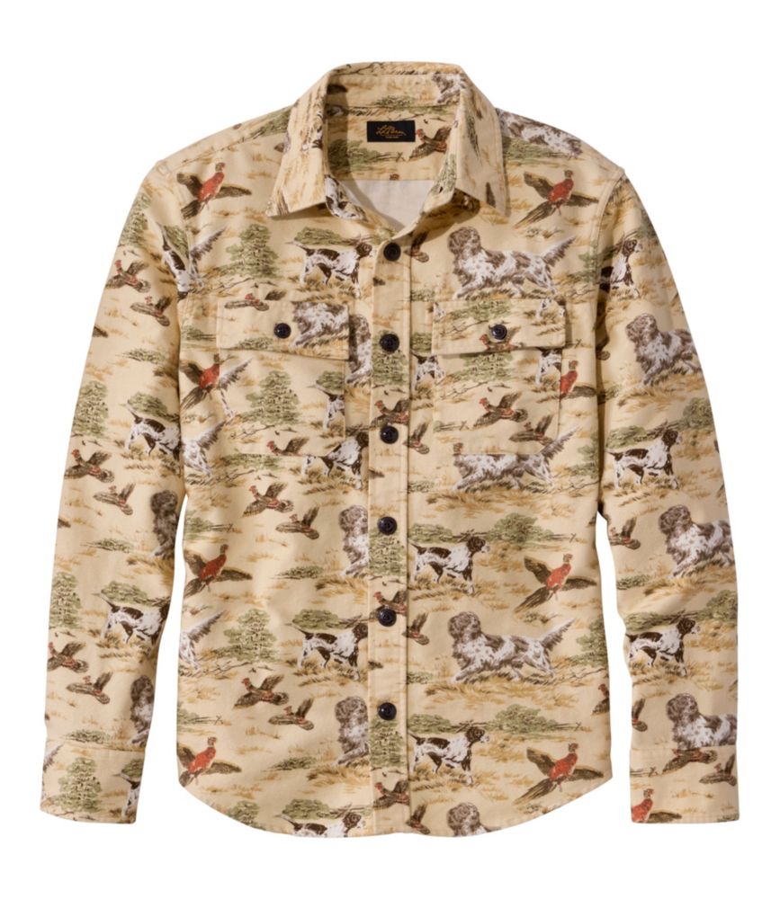 Men's Signature 1933 Chamois Cloth Shirt, Slim Fit, Pattern