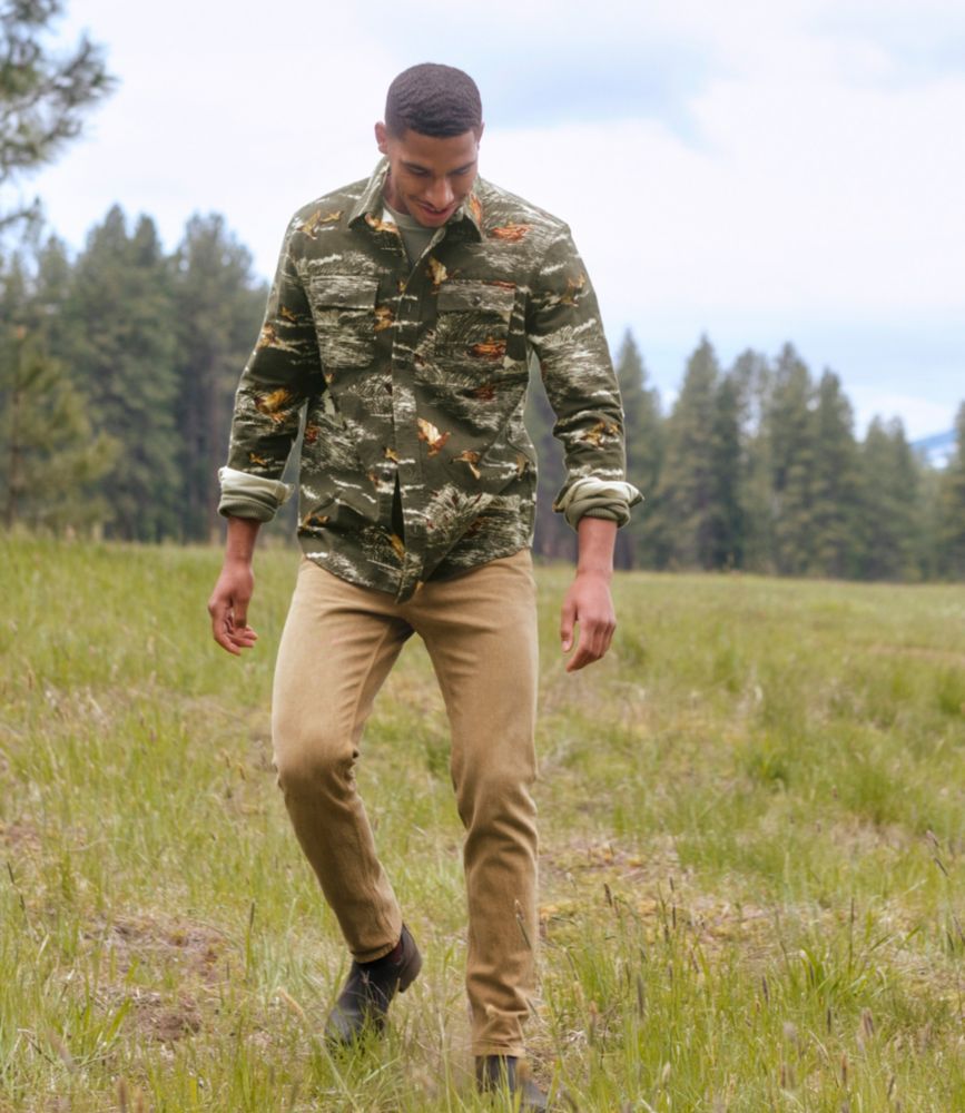 Men's Signature 1933 Chamois Cloth Shirt, Slim Fit, Pattern