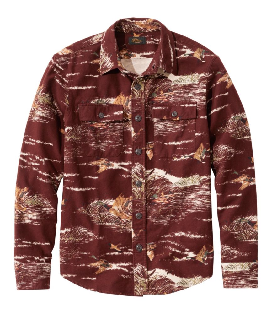 Men's Signature 1933 Chamois Cloth Shirt, Slim Fit, Pattern