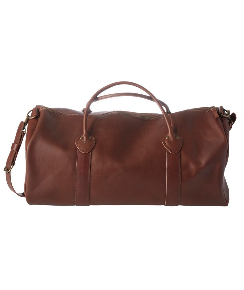 ll bean leather duffel