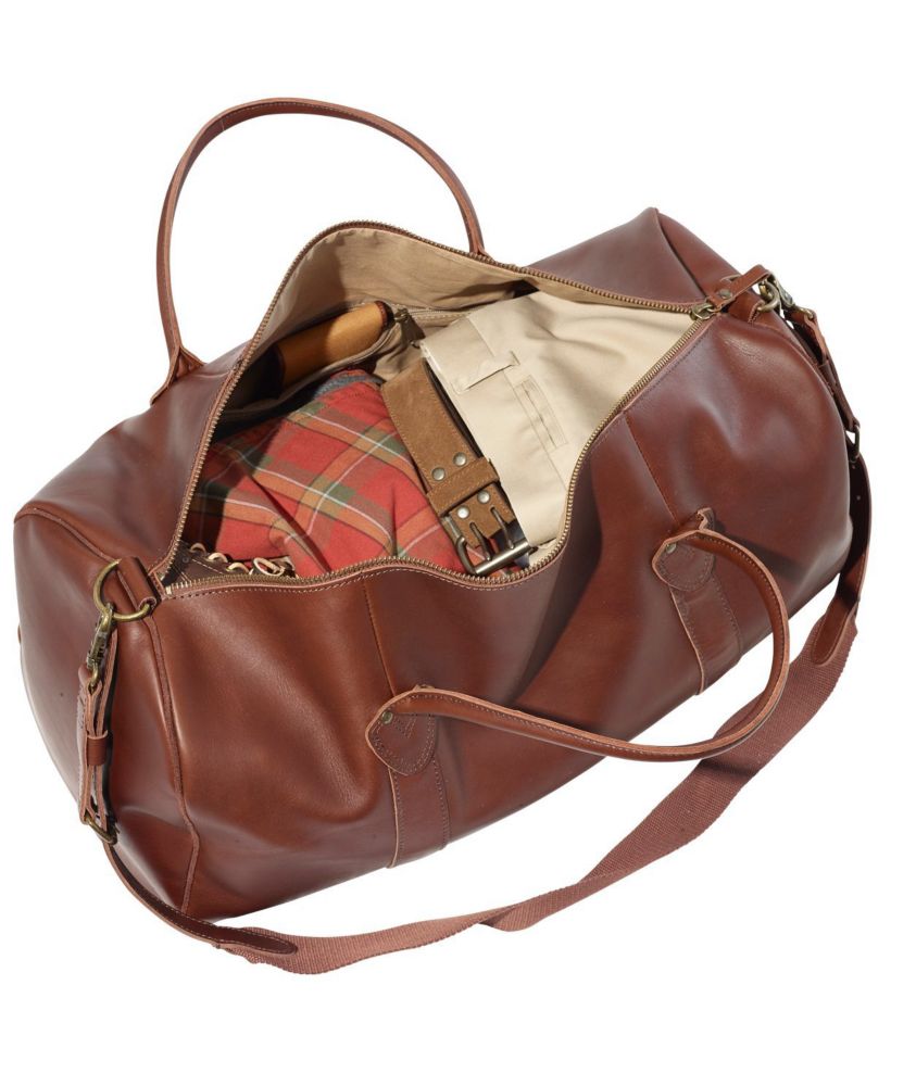 ll bean leather duffel