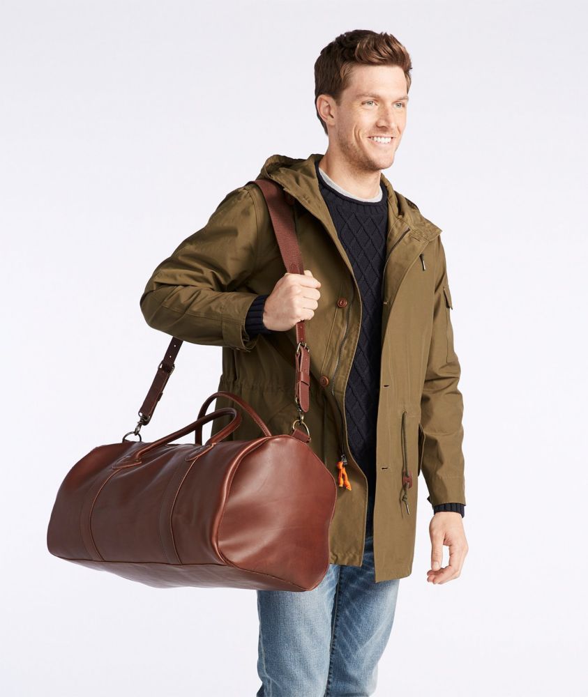 ll bean leather duffel