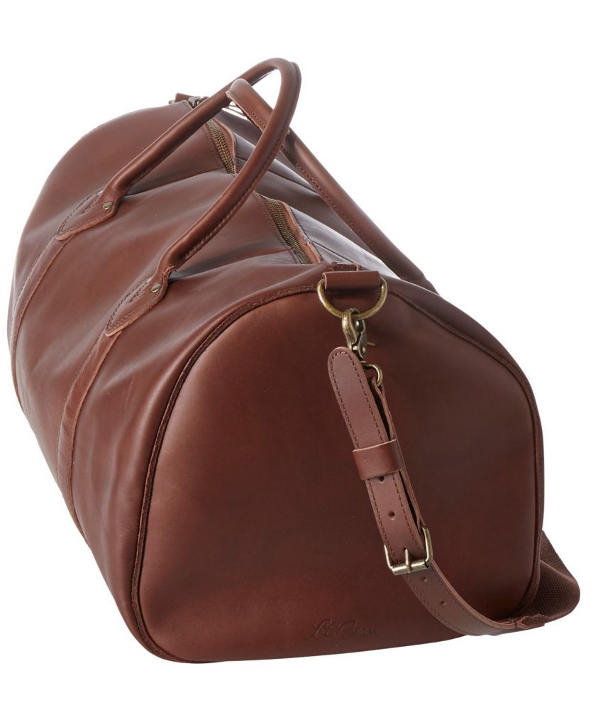 ll bean signature leather duffle