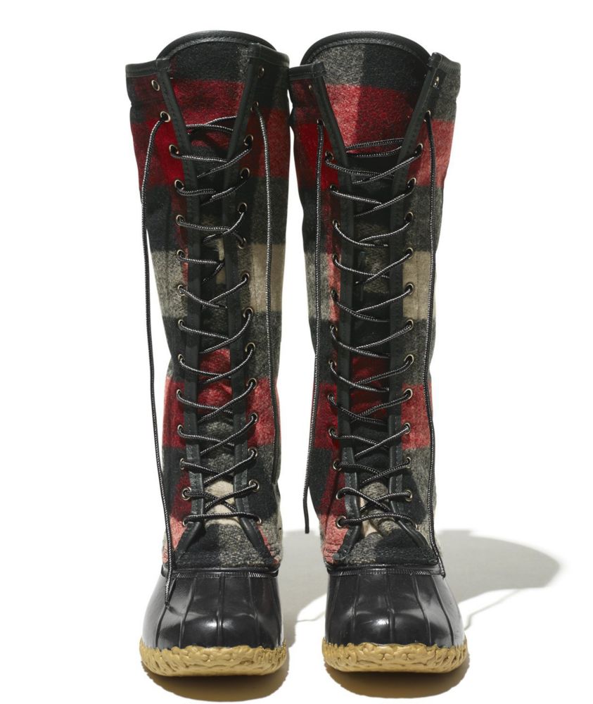 ll bean buffalo plaid boots