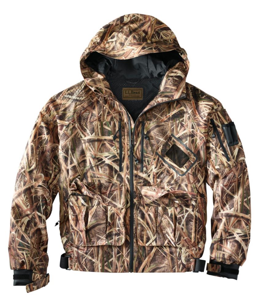 Men's L.L.Bean Waterfowler Pro Jacket, Mossy Oak Shadow Grass Blades, small image number 1