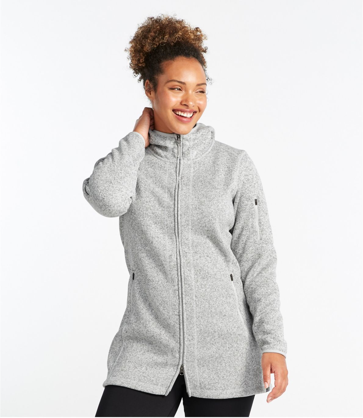 Women's L.L.Bean Sweater Fleece Coat