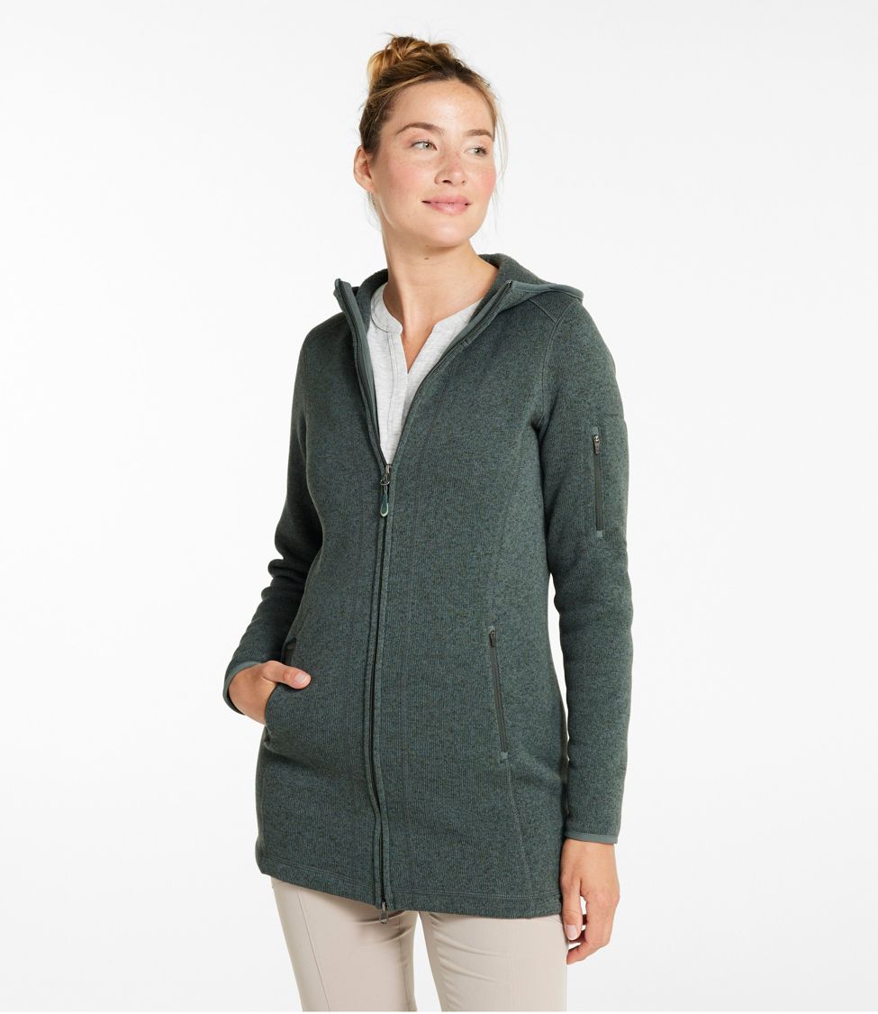 Women s LLBean Sweater Fleece Coat