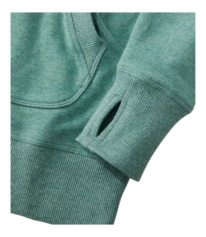 Women's L.L.Bean Cozy Pullover, Warm Teal Heather, small image number 4