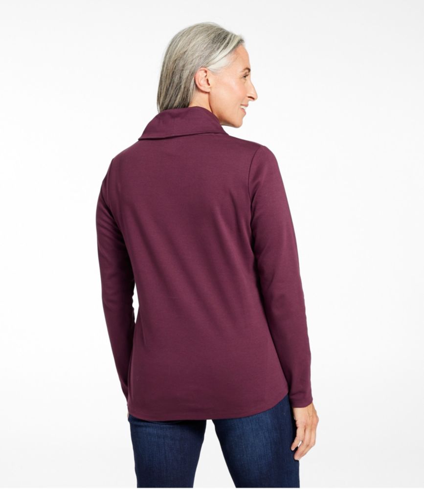 Women s L.L.Bean Pullover Long Sleeve Shawl Collar Tees Knit Tops at L.L.Bean