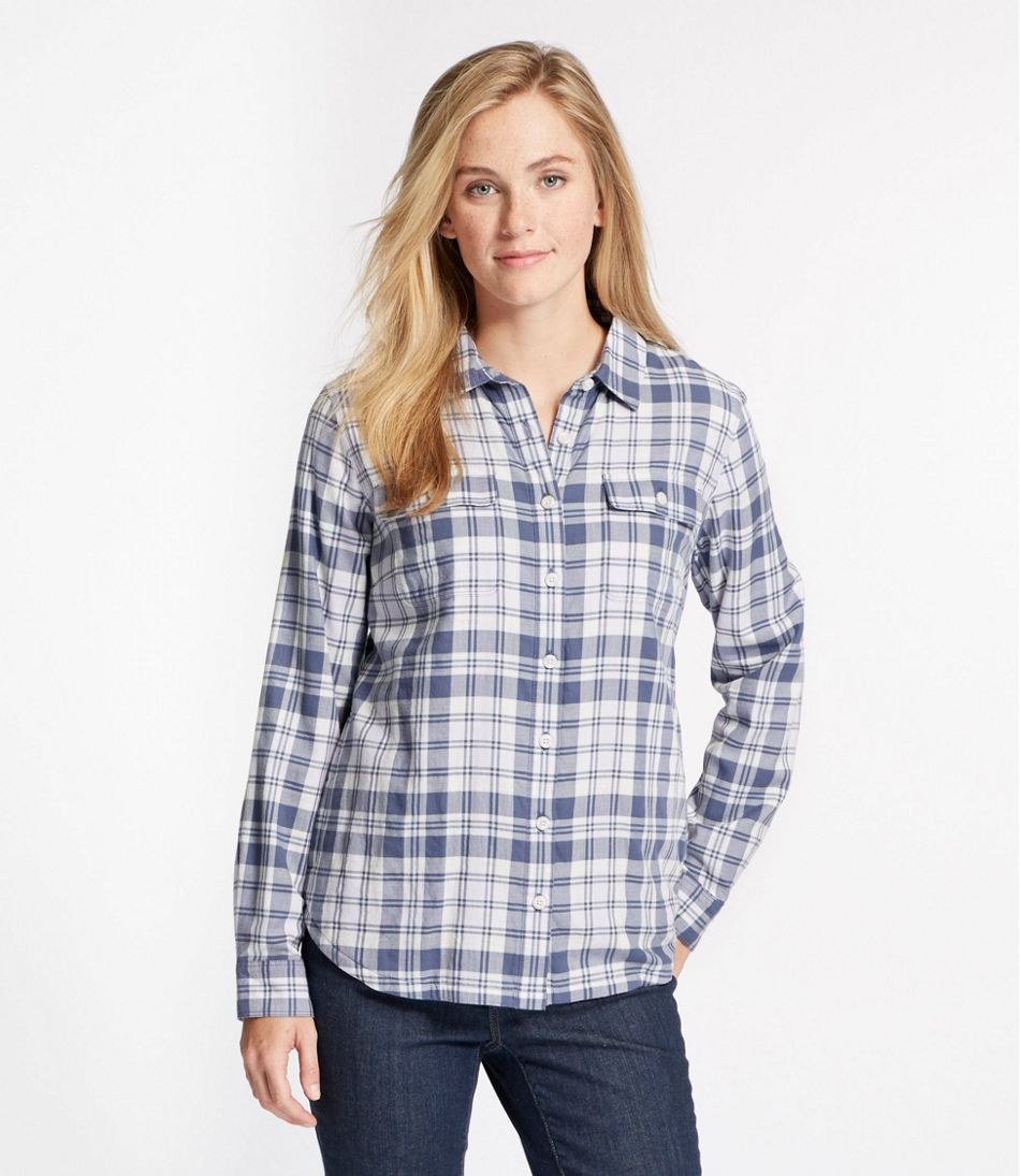 Jersey-Lined Flannel Shirt