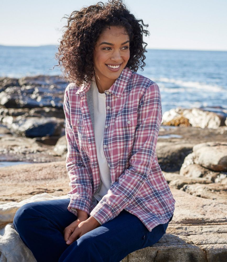 JerseyLined Flannel Shirt