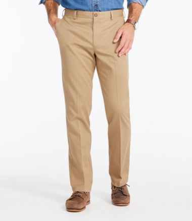 Men's Wrinkle-Free Double L® Chinos, Standard Fit, Plain Front