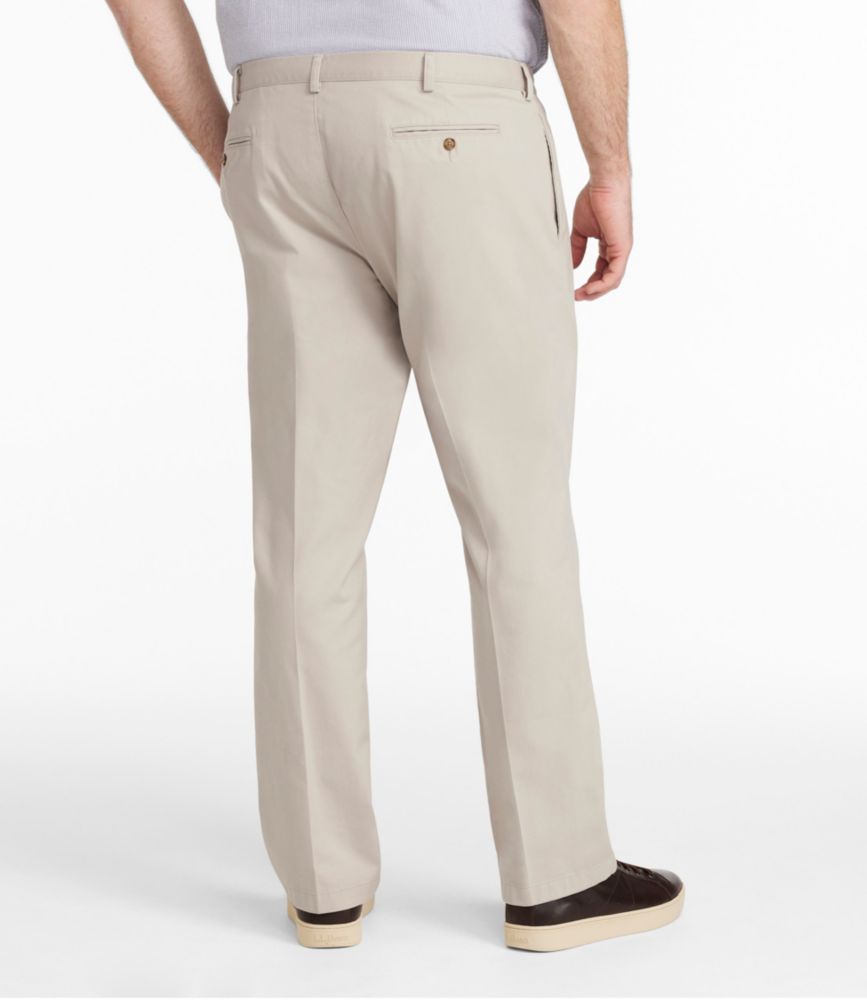 Men's Wrinkle-Free Double L® Chinos, Standard Fit, Plain Front, Carbon Navy, small image number 5